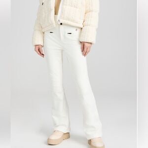 NWT Perfect Moment Aurora High Waist Flare Pants Snow White XL